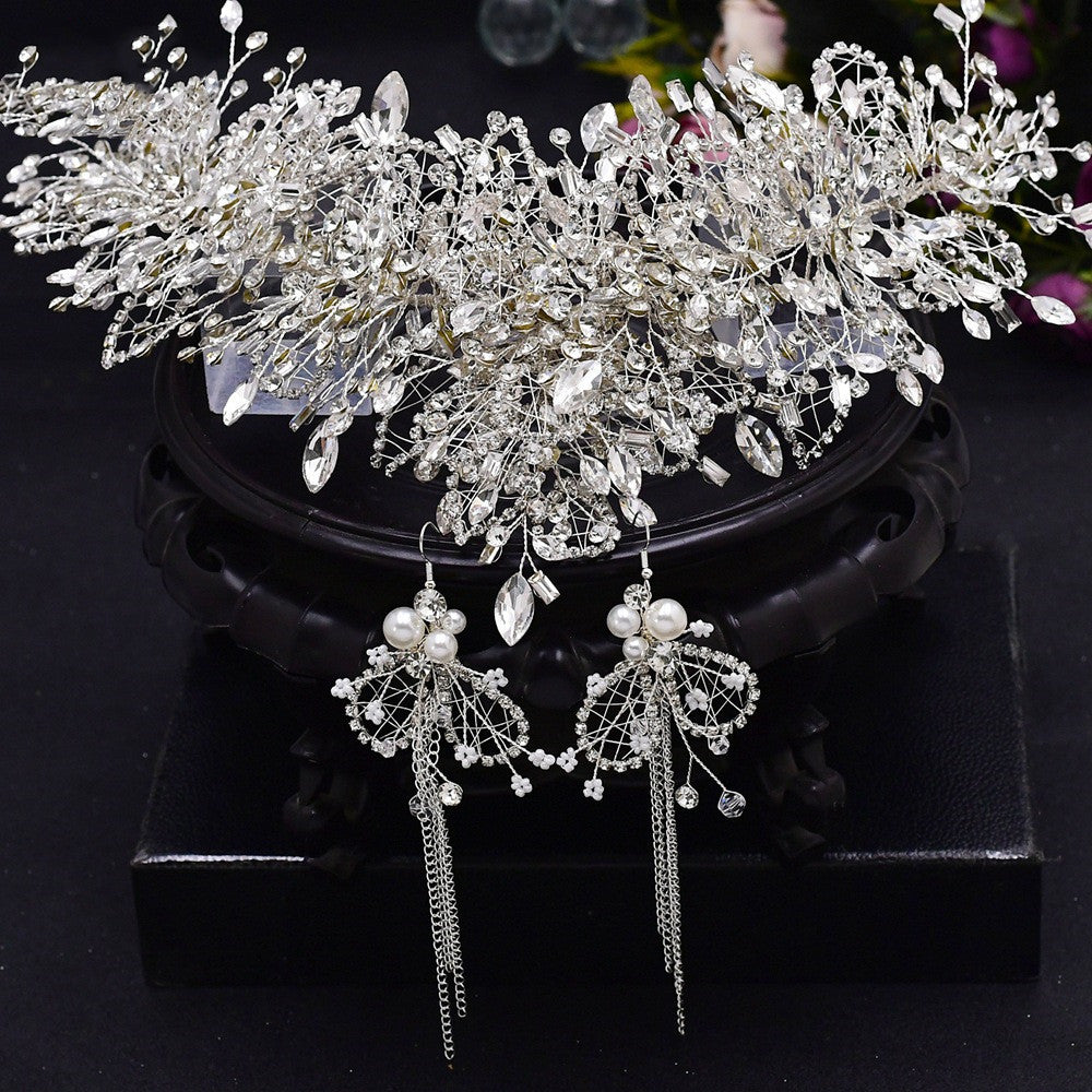 Bridal Full Head Luxury Crystal Wedding Tiara