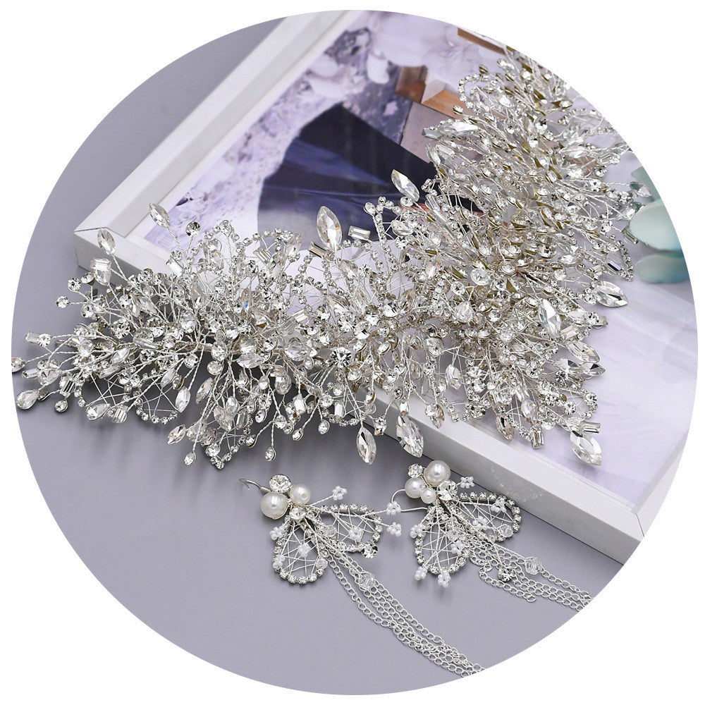 Bridal Full Head Luxury Crystal Wedding Tiara