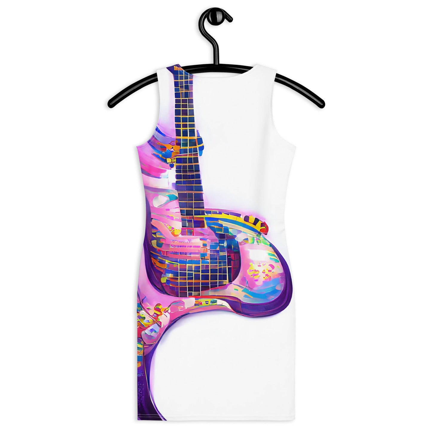 Hippie Guitar - Womens Bodycon Dress