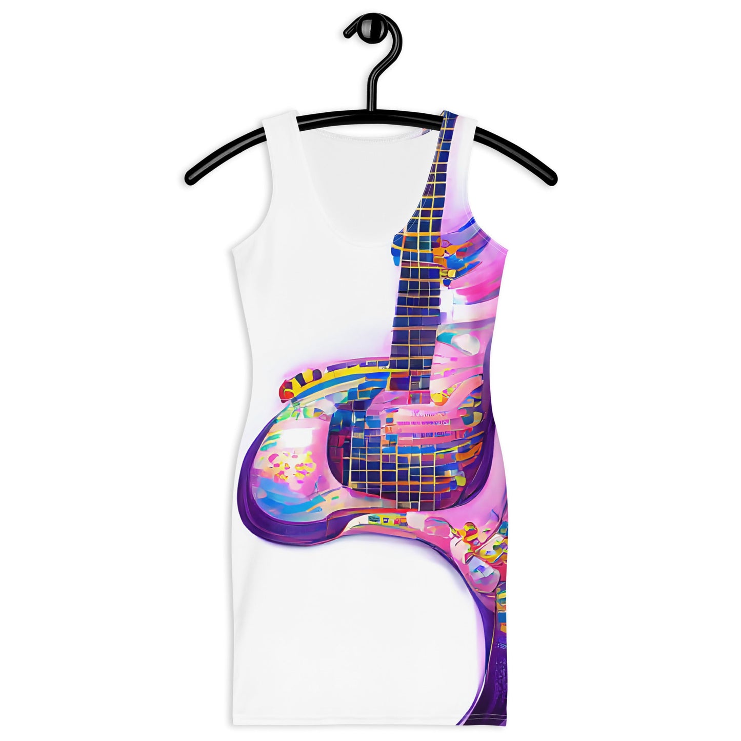 Hippie Guitar - Womens Bodycon Dress