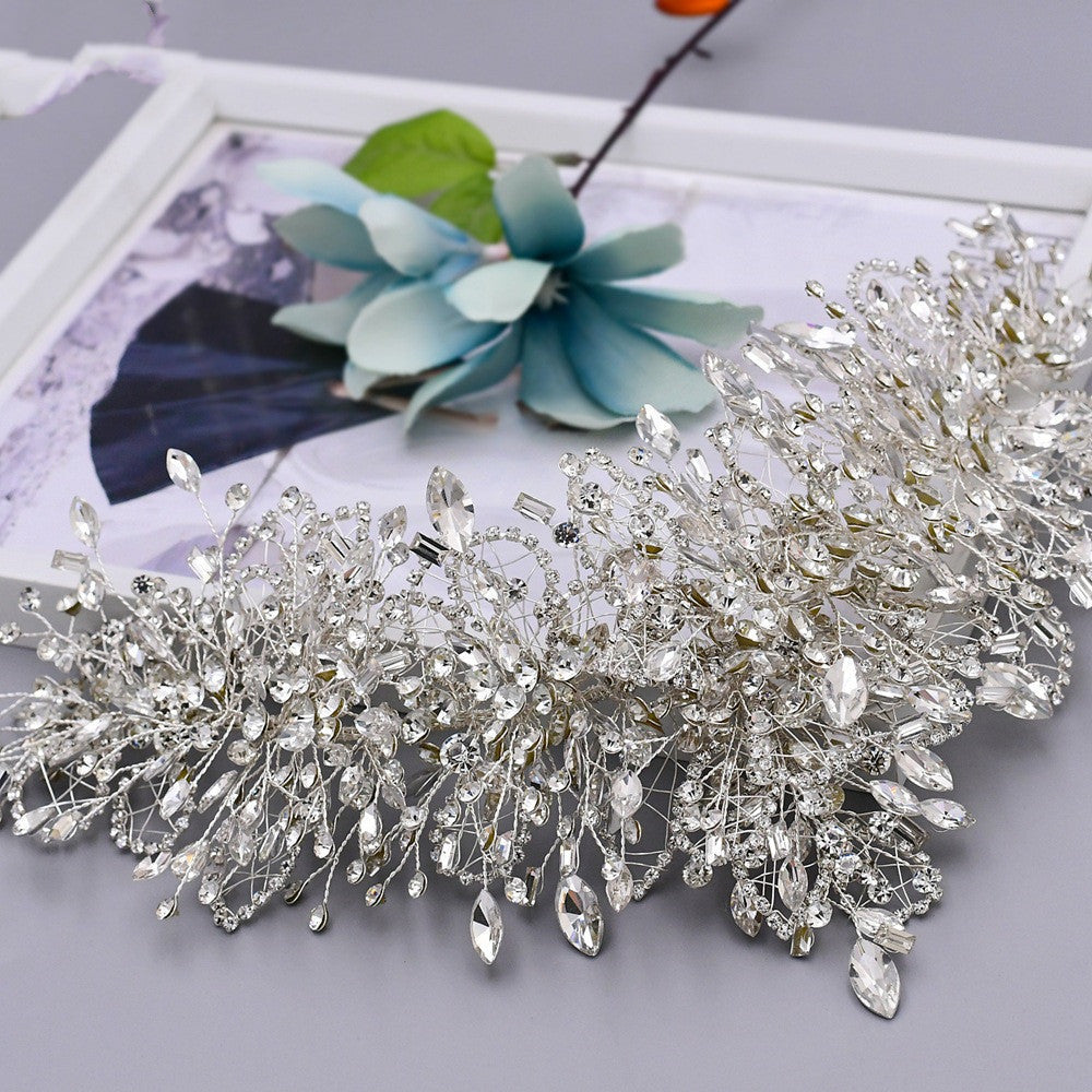 Bridal Full Head Luxury Crystal Wedding Tiara