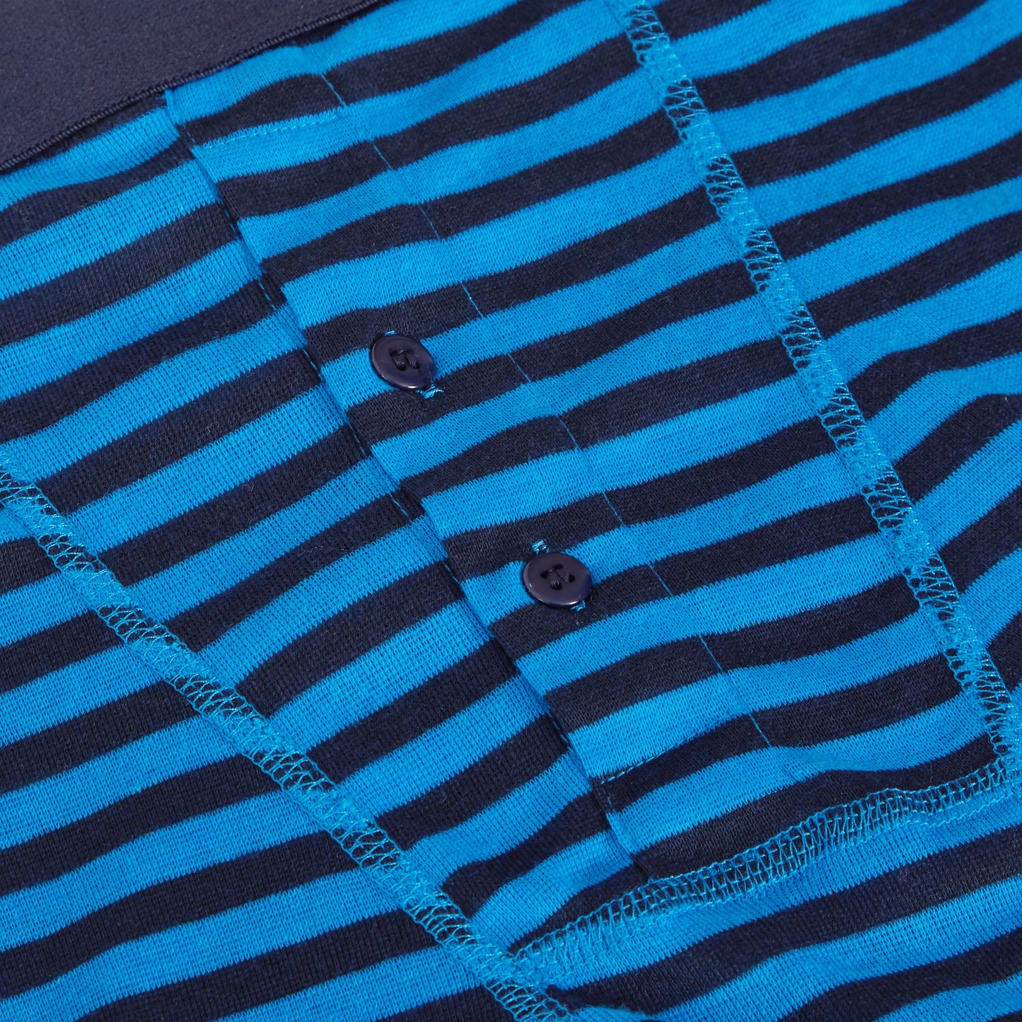 6 Pack Blue Navy Striped Cotton Stretch Boxer Shorts Menswear Classic Breathable Activewear Soft and Durable Underwear by Sock Stack